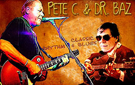 Pete C & Dr Baz Blues Duo, Byron Bay